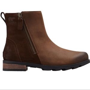 Sorel Emelie Zip Waterproof Bootie Sz 10